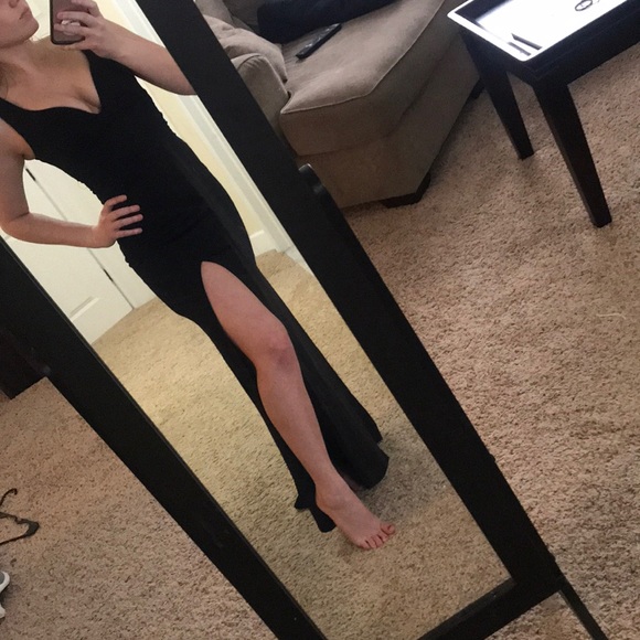 Ball/ Prom black dress - Picture 2 of 5